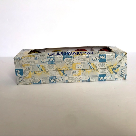 DC Comics Batman Superman 4 Pc Shot Glasses Set - Picture 9 of 14